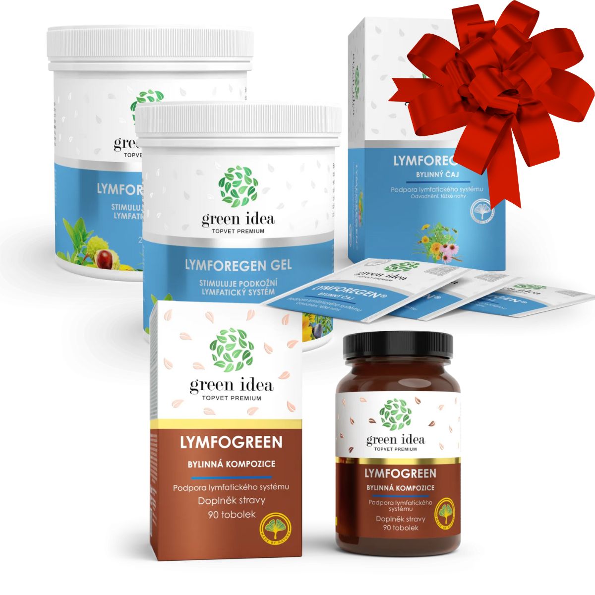 LYMFOGREEN Gyógynövények segítségével - 13 gyógynövény + B vitamin komplex- mely hatékonyan támogatja a nyirokrendszer egészséges működését