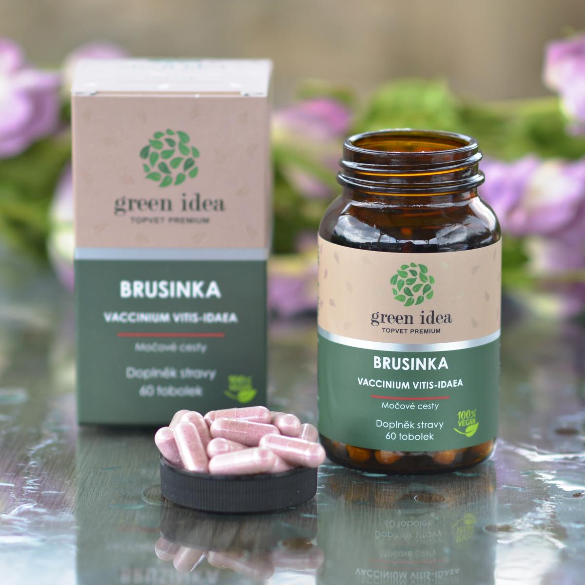 VÖRÖS ÁFONYA támogatja a húgyutak helyes működését Vaccinium vitis-idaea + C vitamin