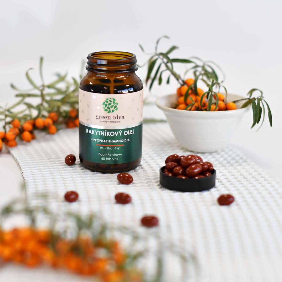 HOMOKTÖVIS OLAJ kapszula, immunrendszer, szív, erek, emésztés