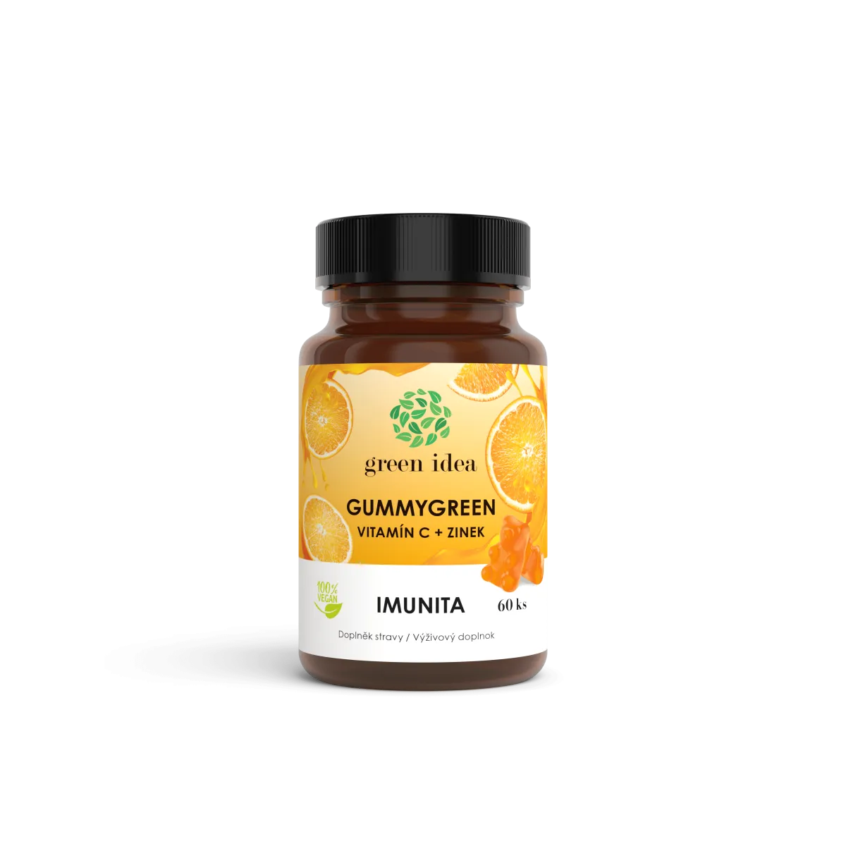 C VITAMIN & ZINK Gummygreen gyógynövények gumicukorka formában, immunitás, gyermekeknek is ízlenek