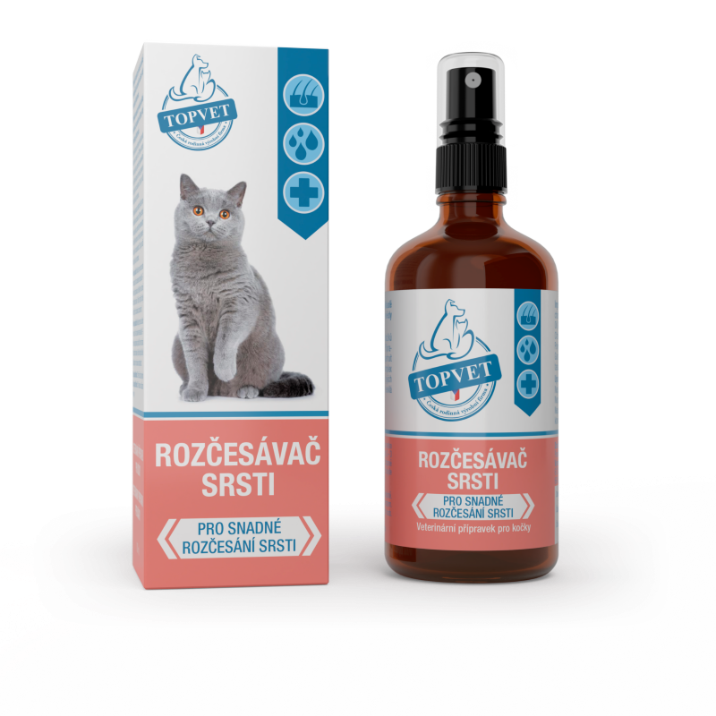 kifésülést könnyítő spray macskáknak