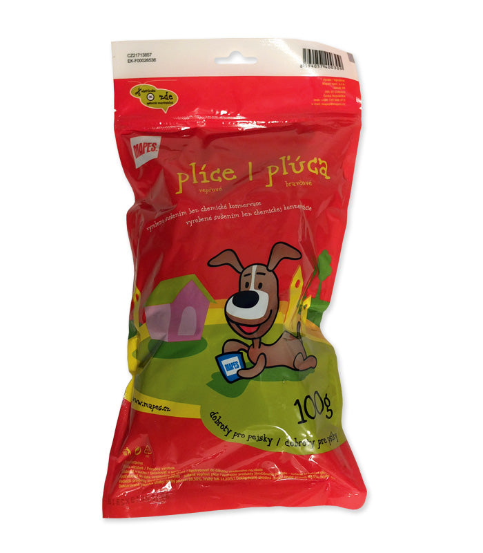 szárított sertéstüdő jutalom falat kutyáknak