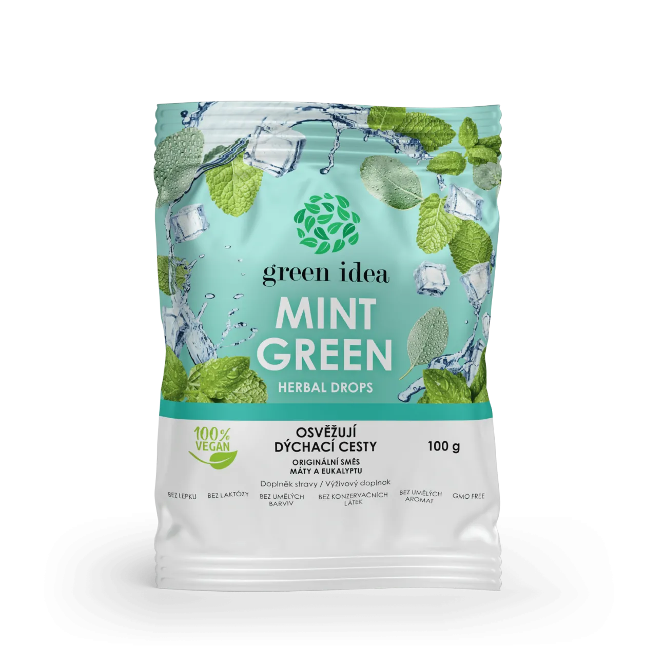 MINT GREEN - borsmenta olaj, borsmenta, eukaliptusz 100 g